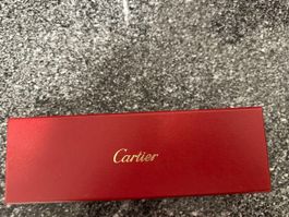 Cartier Schmuckbox rot rechteckig sehr guter Zustand