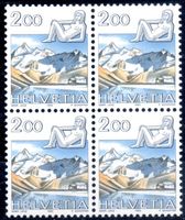 JUNGFRAU SCHWARZSEE 4ERBLOCK ** POSTFRISCH ** - DI176