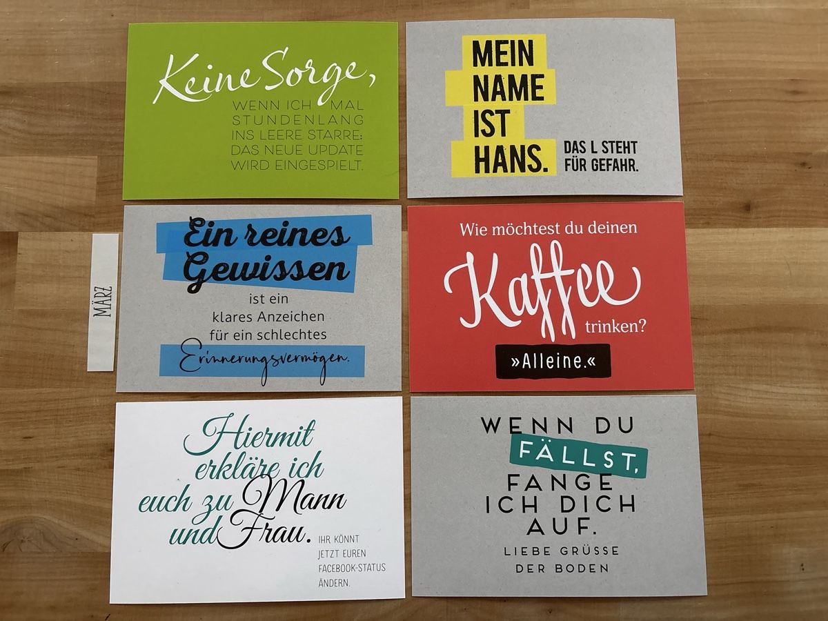Cartoline postali: 6 AK mit Text – Usato da Rümlang venduto da Kartenpost1