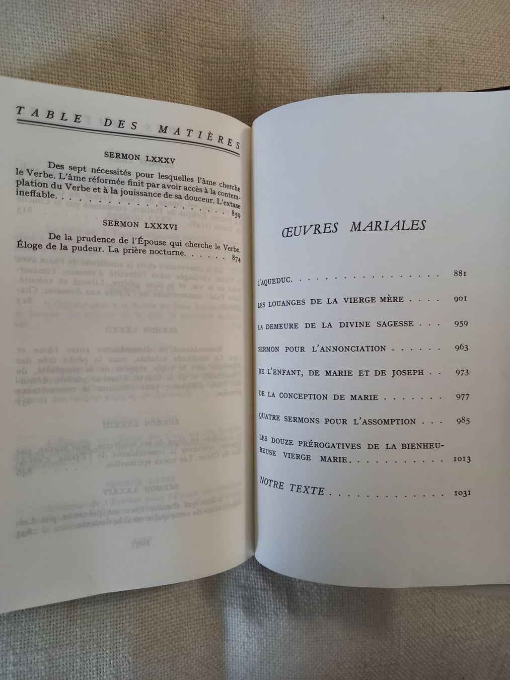 Libri: Oeuvres mystiques de saint Bernard – Usato da Neuchâtel venduto da Dualseele 8