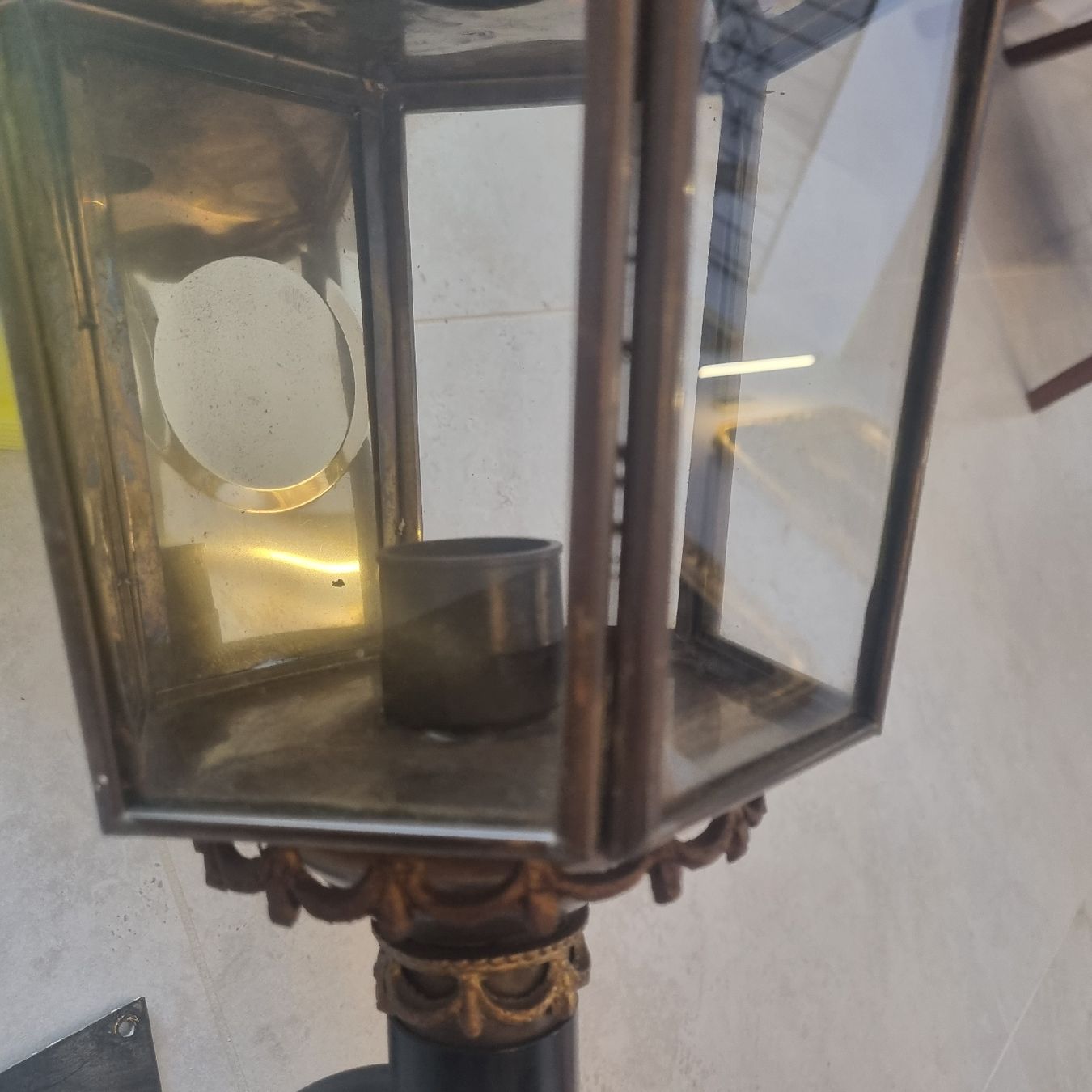 Lampen: Bronze authentic lantern "Original" Napoleon ||| period – Gebraucht aus Champlan von acr_kkd5 7