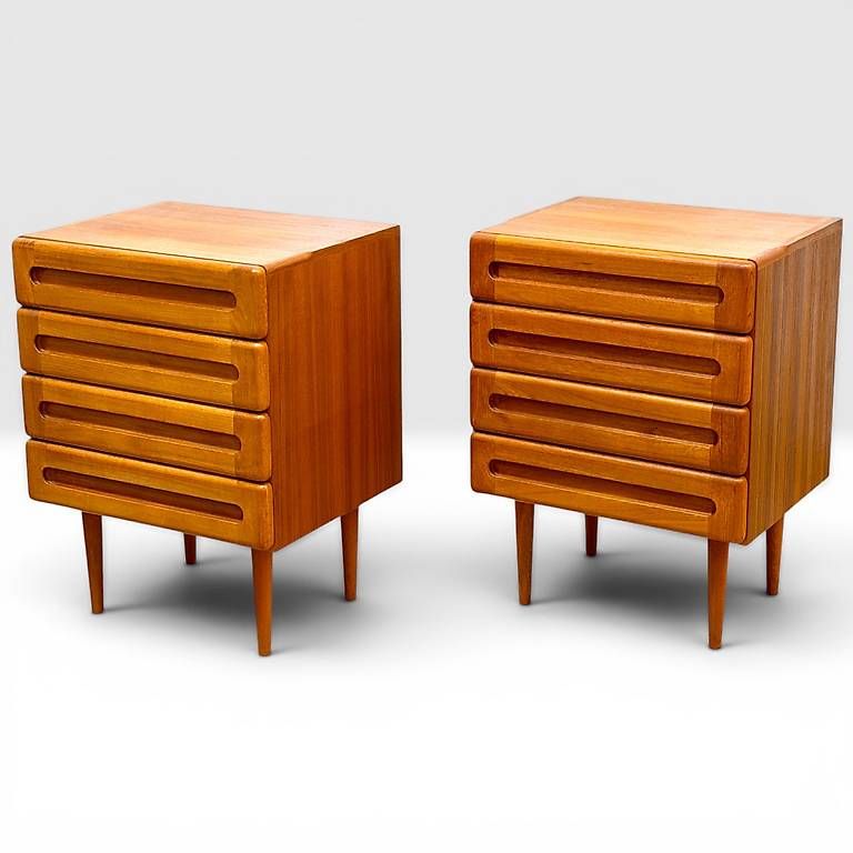 Commodes: Mid Century dänische teak Kommode – D'occasion à basel par vintory.ch