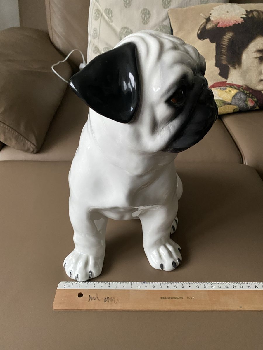 Statuette: Süsser Mops Keramik Figur, Handarbeit, Italien – Usato da Thalwil venduto da Alice015 6