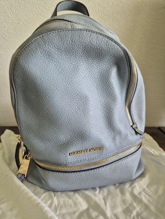 Michael Kors Rucksack Damen Leder Hellblau 