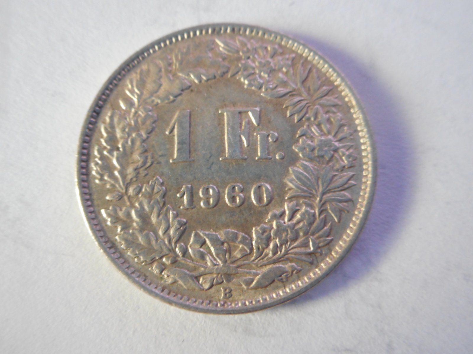 Alle Münzen: 1 Fr. 1960 silber – Gebraucht aus Kriegstetten von pizlad2010