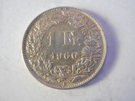 1 Fr. 1960 silber