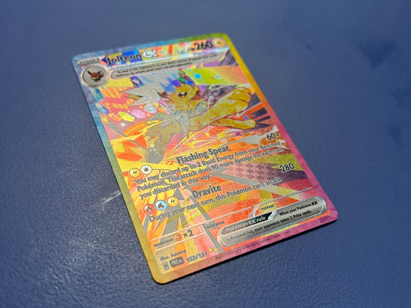 Pokémon Carte collezionabili: Jolteon Ex  #153 Prismatic Evolution EN – Usato da Schlieren venduto da happymerchant64 2