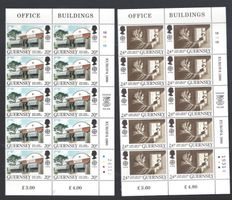 GUERNSEY  EUROPA CEPT 2 Bogenteile ** 1990