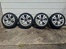Roues 17 pouces Mercedes Classe C W204 ET47 pneus Michelin