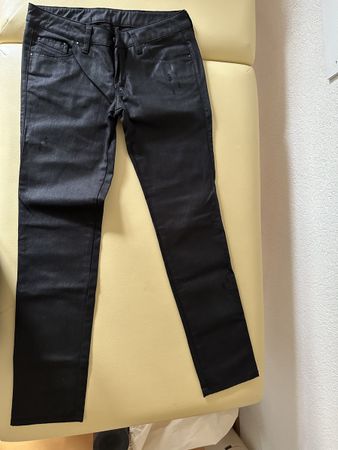Diesel Black Gold Damen Hose Gr. 28 Schwarz Top Zustand!