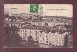 LAUSANNE depuis Montriond - 1909 taxée