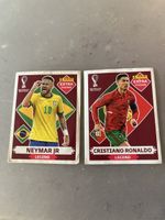 Panini WM 2022 Qatar - Neymar & Ronaldo Legend Sticker!