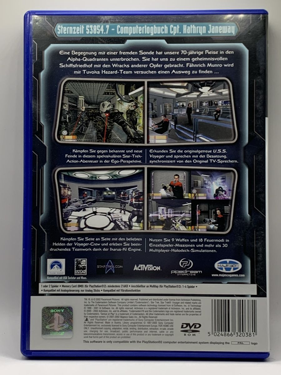 Sony Giochi: Star Trek Voyager Elite Force - PS2 – Usato da Ostermundigen venduto da RG-Collector 1