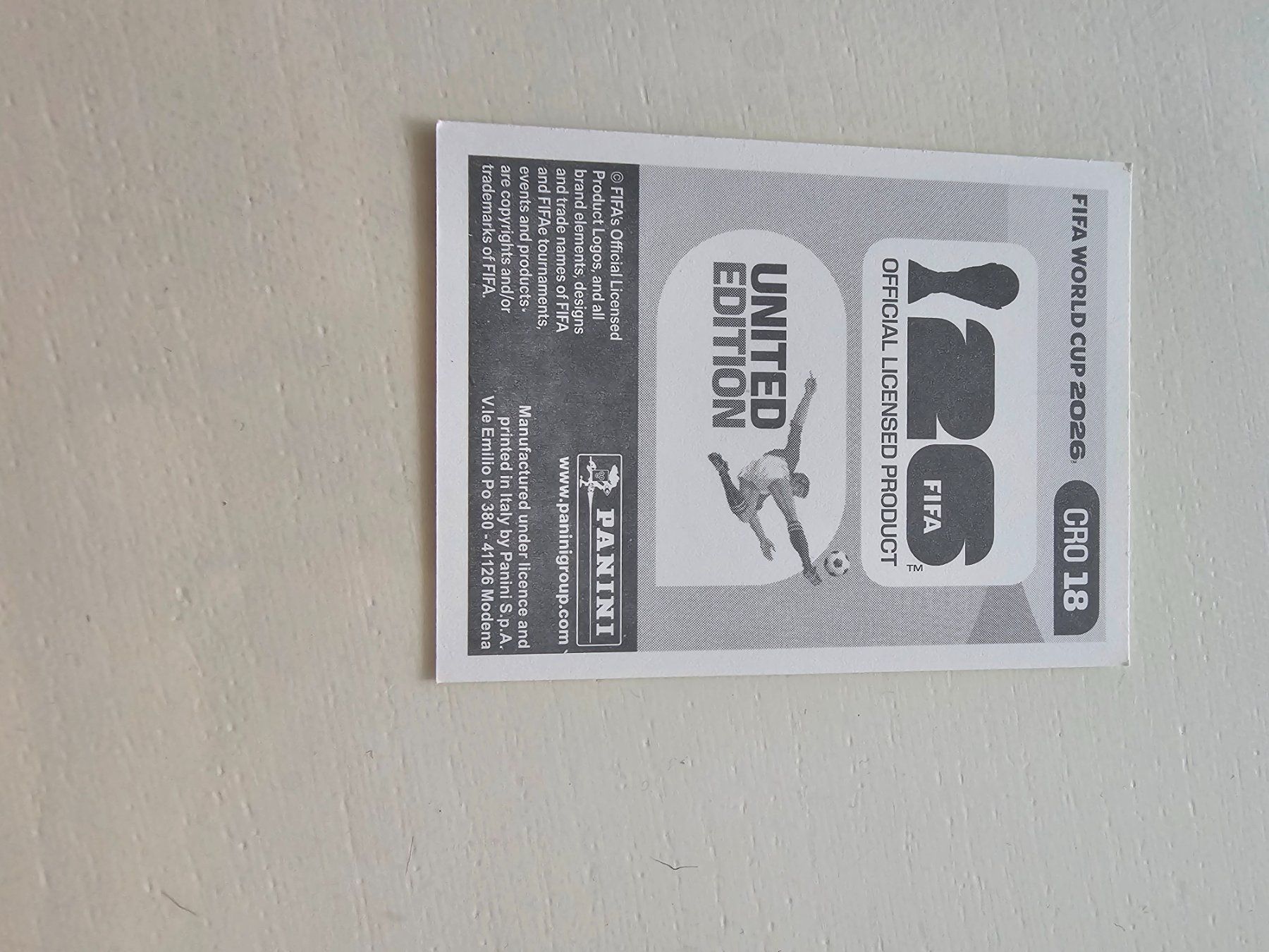 Panini Cartes à collectionner: CRO 18 – D'occasion à Pregassona par sig_6v2k 1
