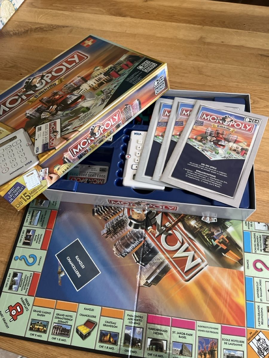 Parker Jeux: Monopoli Banking Spiel – D'occasion à Embrach par Susan_70 1