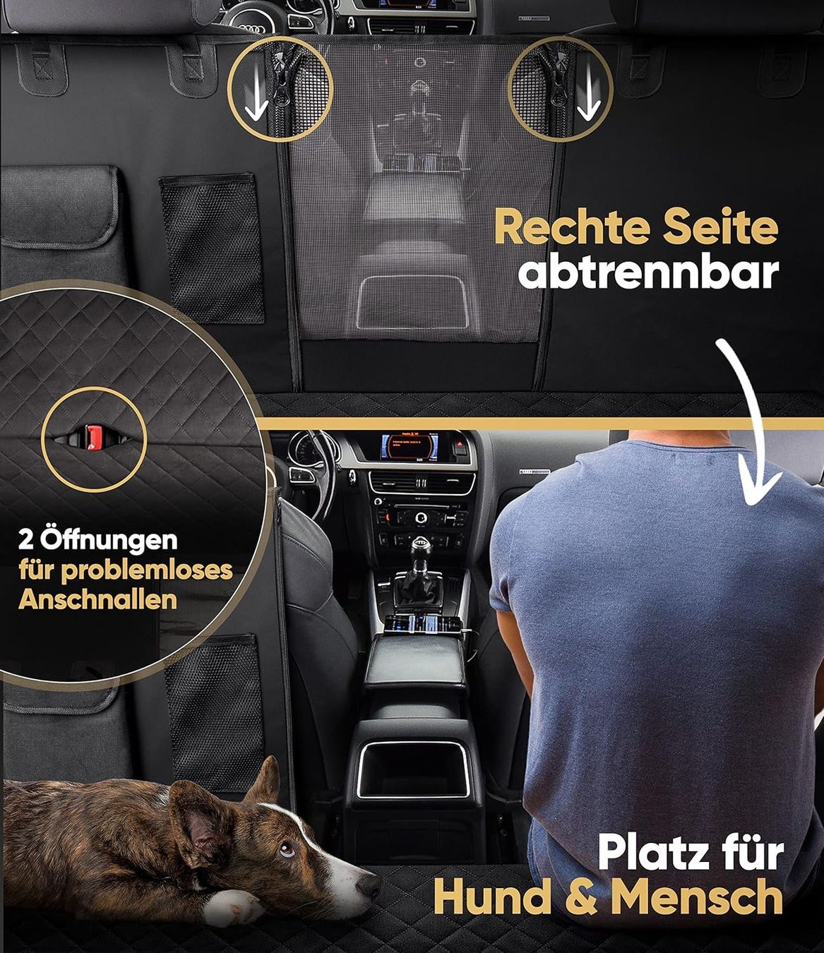 Tappeti & Tappetini: Hundedecke Auto Rücksitz wasserdicht mit Seitenschutz – Nuovo e nell'imballaggio originale da Zürich venduto da jasminleut 4