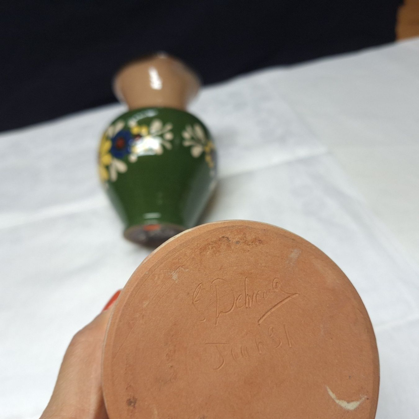 Caraffe: 2 rustikale Keramik Krüge – Usato da Winterthur venduto da Goldpipau 7