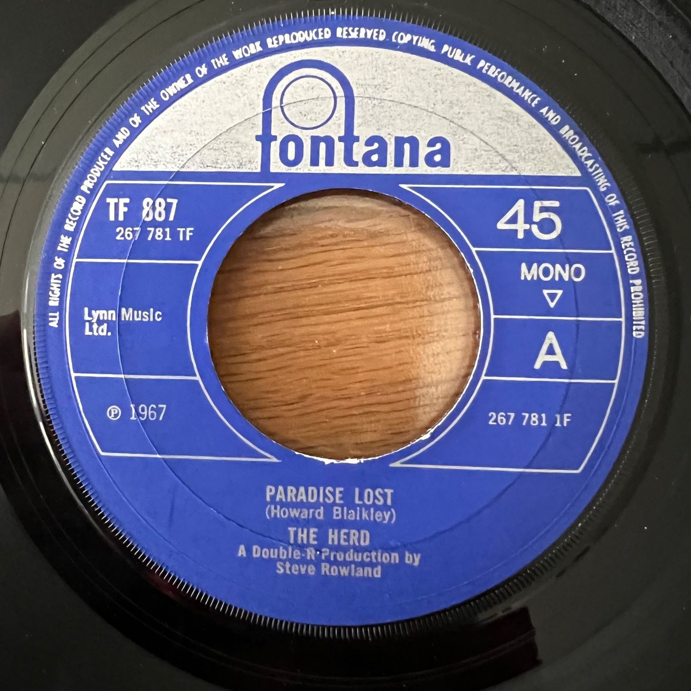 Schallplatten: Herd - Paradise Lost / 1. UK-Press. 1967 – Gebraucht aus Gais von soundcave57