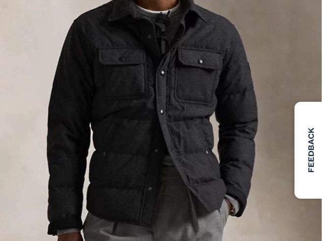 Ralph Lauren Jacken: Ralph Lauren Quilted Down Shirt Jacket size S – Neu (gemäss Beschreibung) aus st prex von magdalenaonline