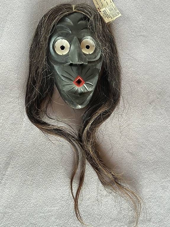 Maschere: Masque iroquois souffleur de maladies  – Usato da Givisiez venduto da poucet4