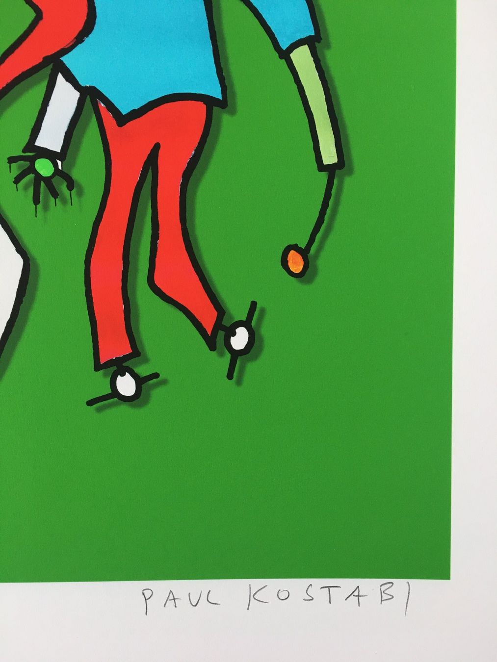 Grafica & Litografie: Paul Kostabi     "Exchange Students"      Giclee – Usato da Nennigkofen venduto da Sommersonnen 3