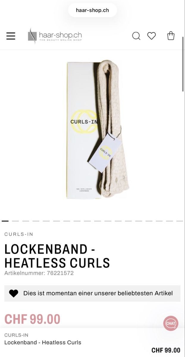 Accessori per capelli: Curls-In Lockenband Beige – Nuovo (secondo la descrizione) da Zug venduto da Ratna 3