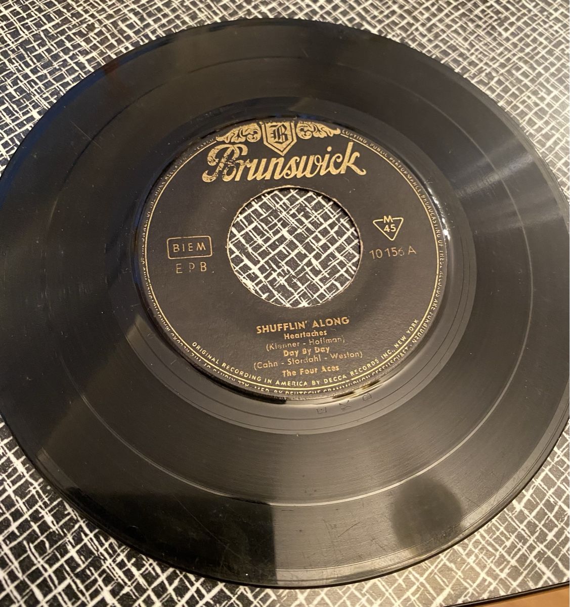 Dischi in vinile: Four Aces EP Brunswick 1958 – Usato da Sempach venduto da timesarechanging 3