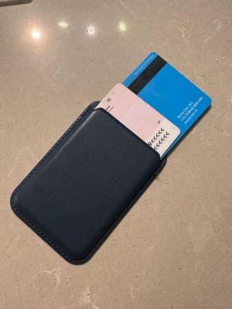 📱💳 Magsafe Wallet für Apple iPhones Marineblau Portmonnaie