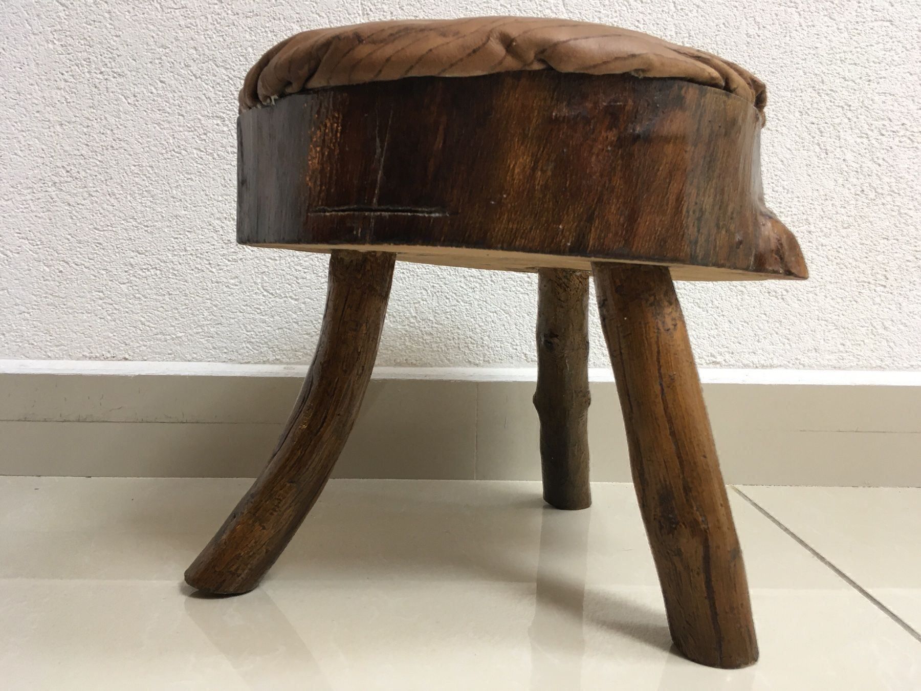 Hocker: Petit tabouret rond en bois – Gebraucht aus Vernier von Leandro055 3