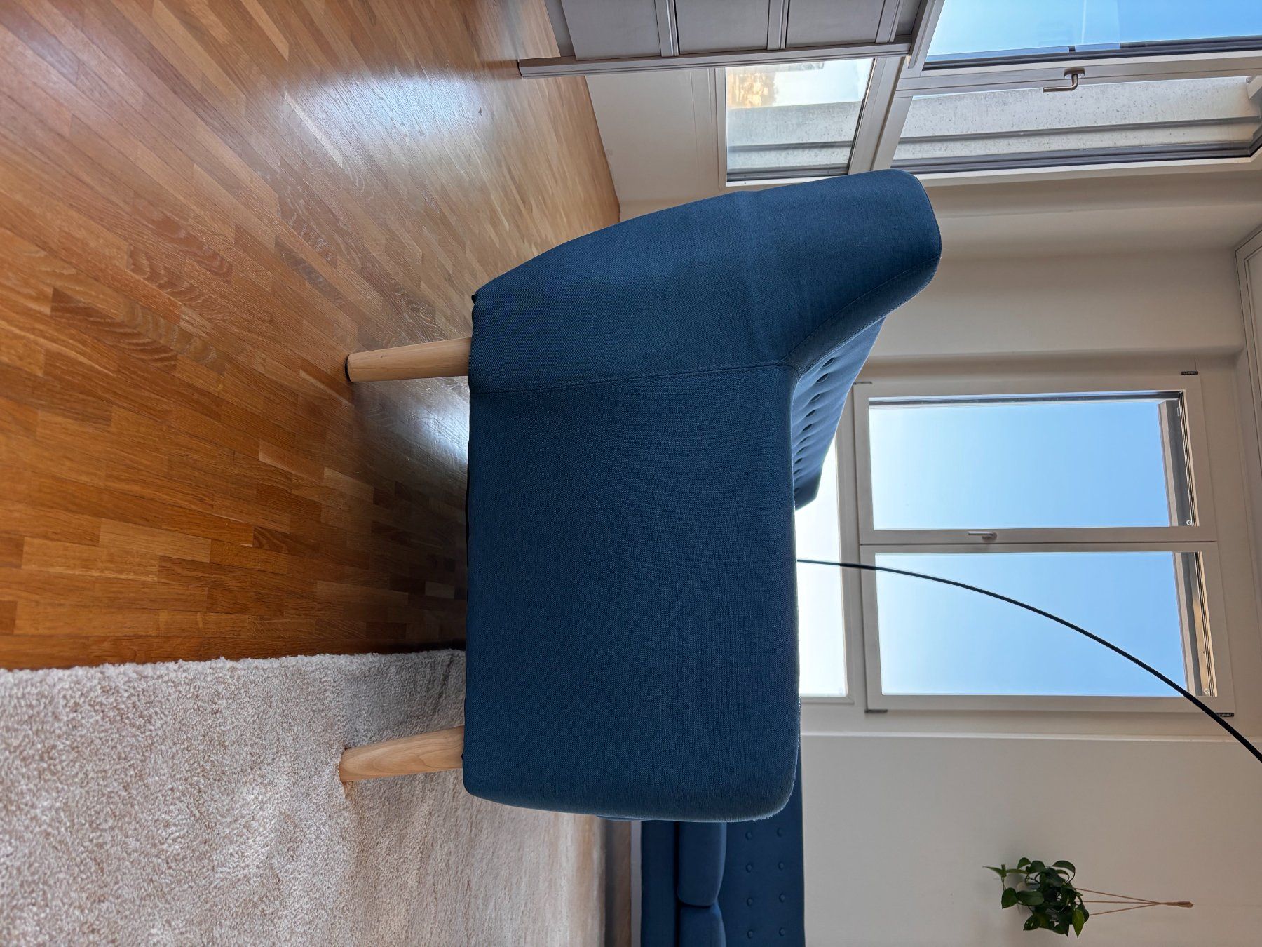 Divani: 2x Scandinavian 3 seater blue sofa set – Usato da Zürich venduto da Bigi_ 2