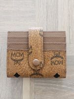 MCM Kartenetui / Portemonnaie Cognac Visetos