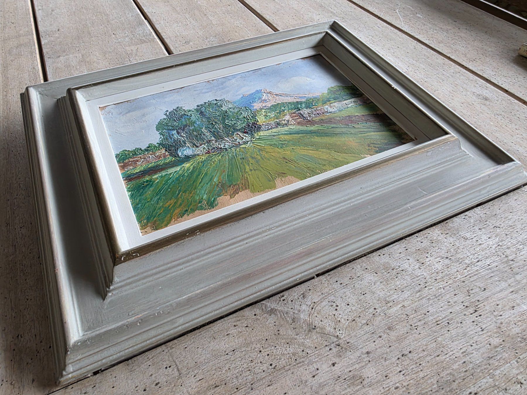 Dipinti: Gemälde Bild Landschaft 43 cm x 34 cm – Usato da Walterswil BE venduto da Lonitti 8