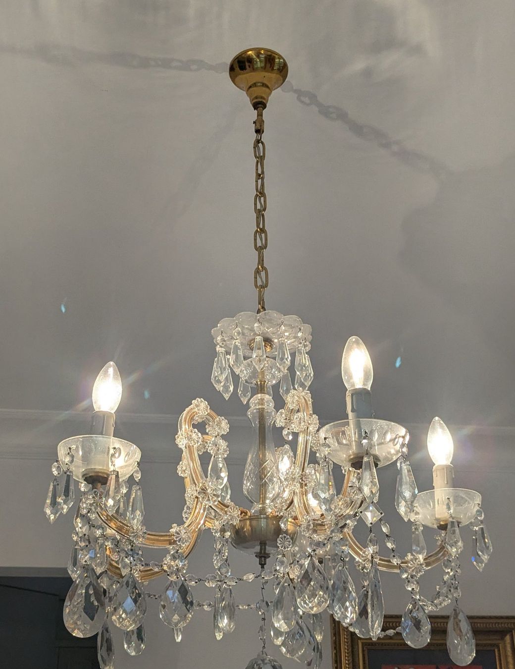 Lustres & lampes de plafonds: Maria Theresia Kronleuchter – D'occasion à Giffers par agu25 4