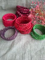 XXL Lot de Bracelets Bohème en Bois – 5 Pièces Colorées