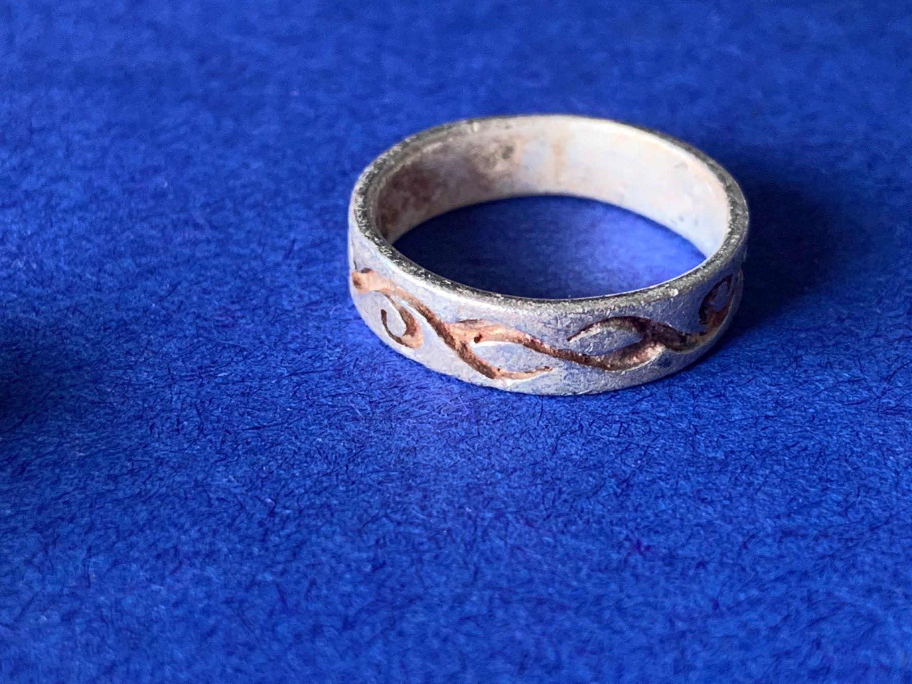 Ringe: Silberring Trible matt (56) – Gebraucht aus Dittingen von Bellevista 8