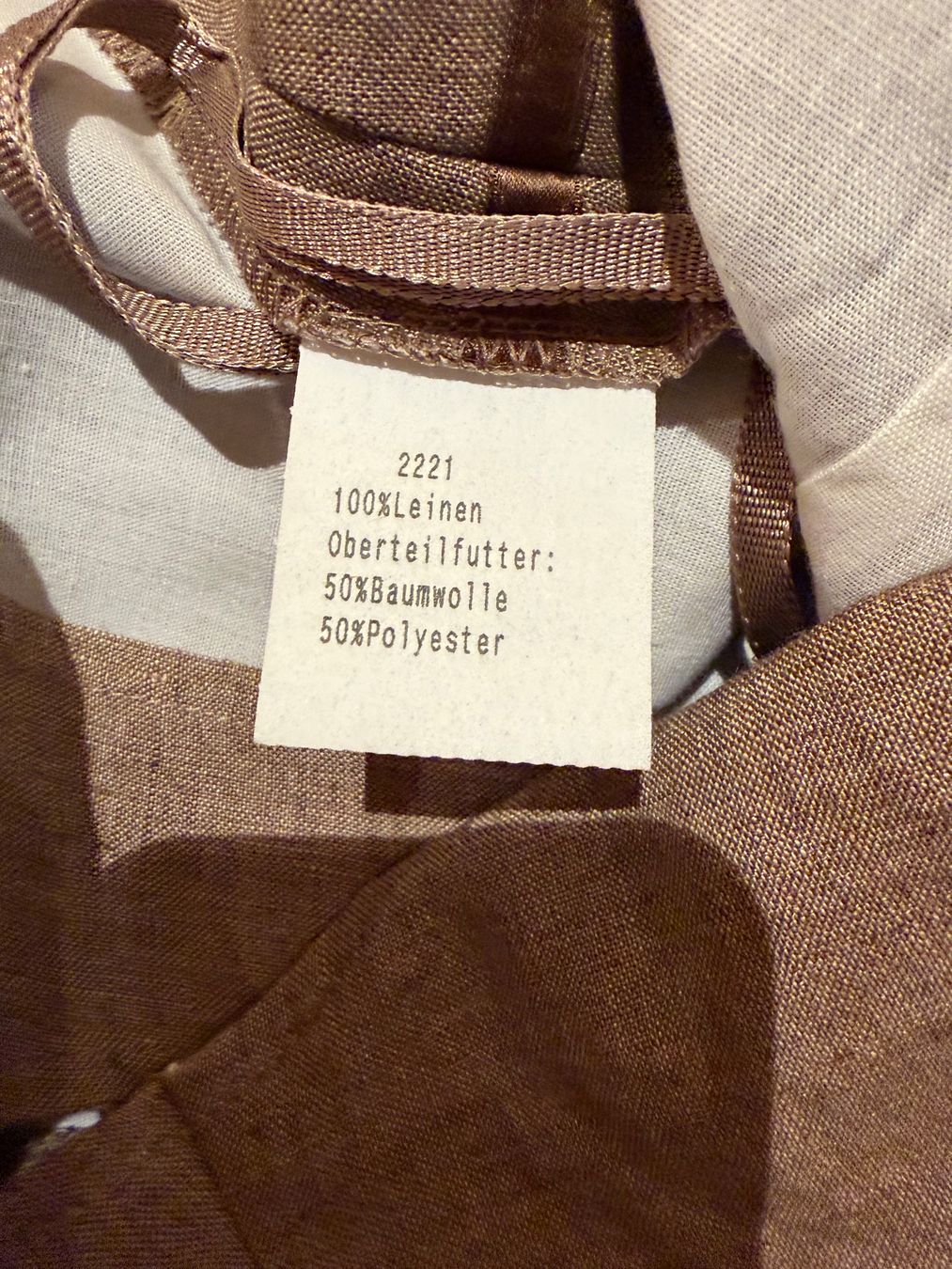 Kleider: Leinenkleid – Neu (gemäss Beschreibung) aus Gsteig b. Gstaad von broncostrabsi 4