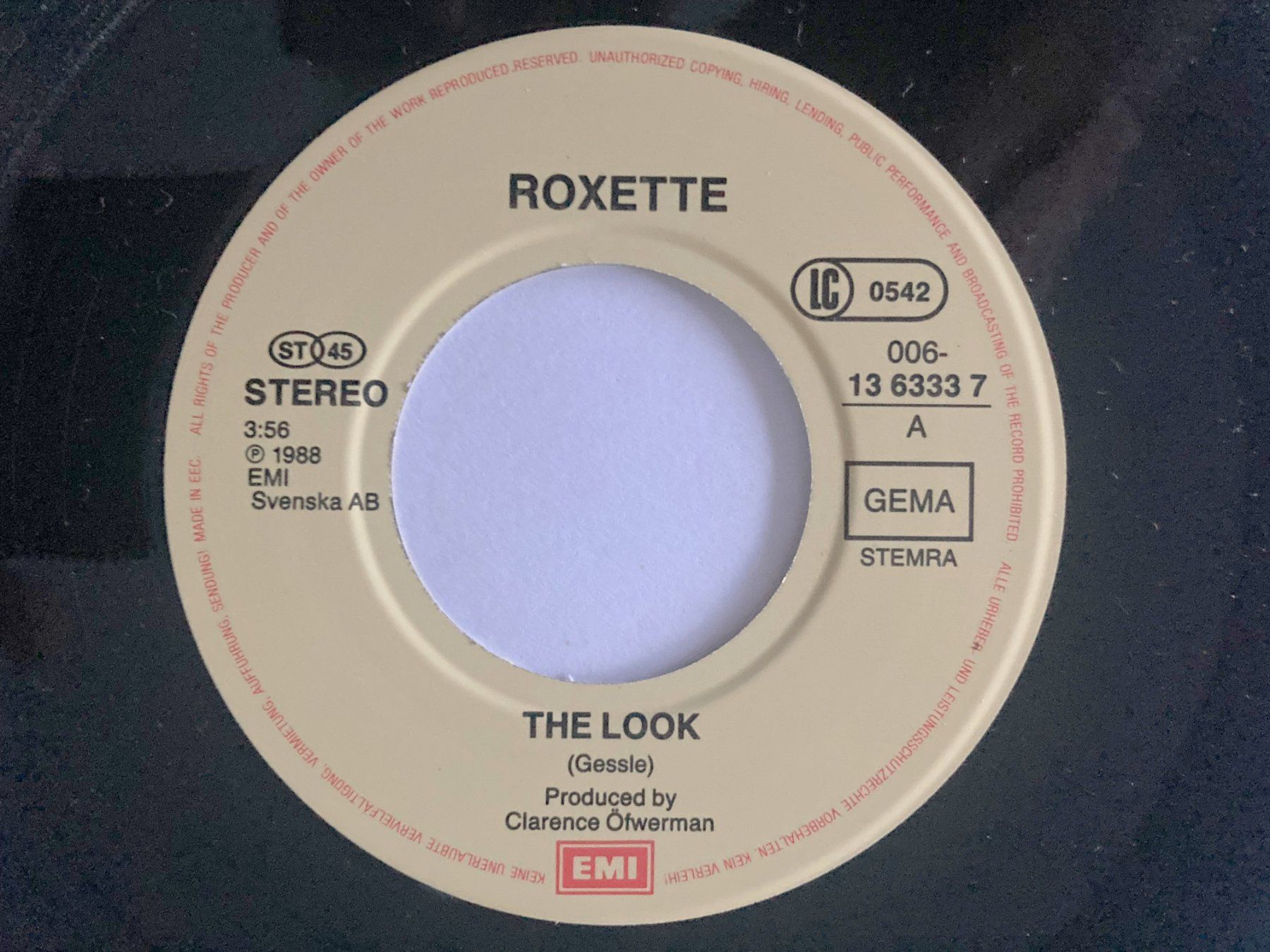 Dischi in vinile: ROXETTE - THE LOOK – Usato da Bottens venduto da hotter-than-hell 2