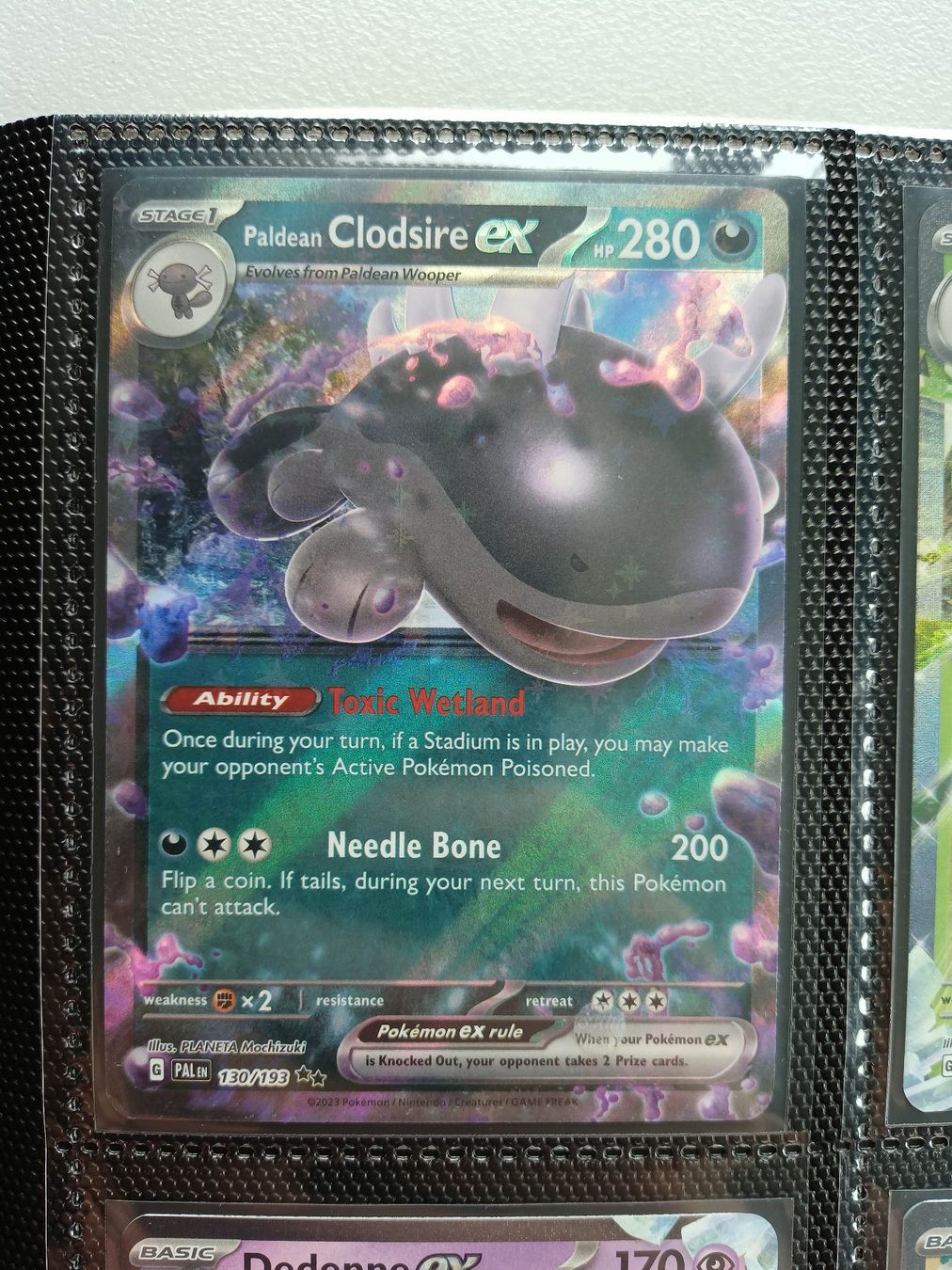Pokémon Sammelbilder & Trading cards: Paldean Clodsire ex – Gebraucht aus Altstätten SG von GGsGameshop