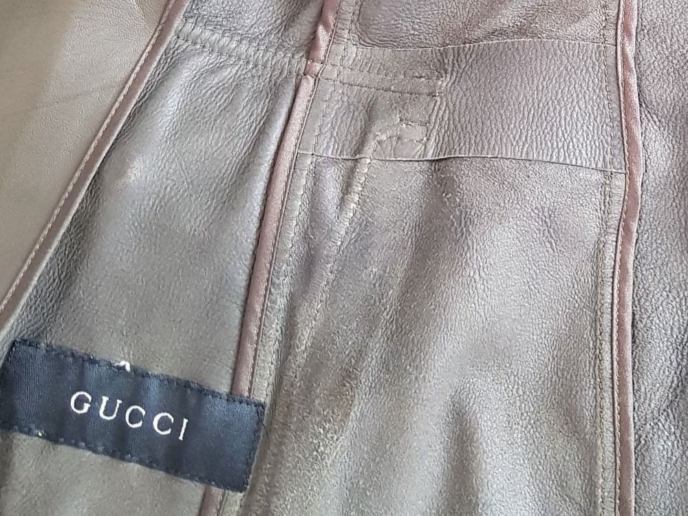 Gucci Giacche: WUNDERSCHÖNE GUCCI-VINTAGE Lederjacke – Nuovo (secondo la descrizione) da Olten venduto da Magnum2001 6