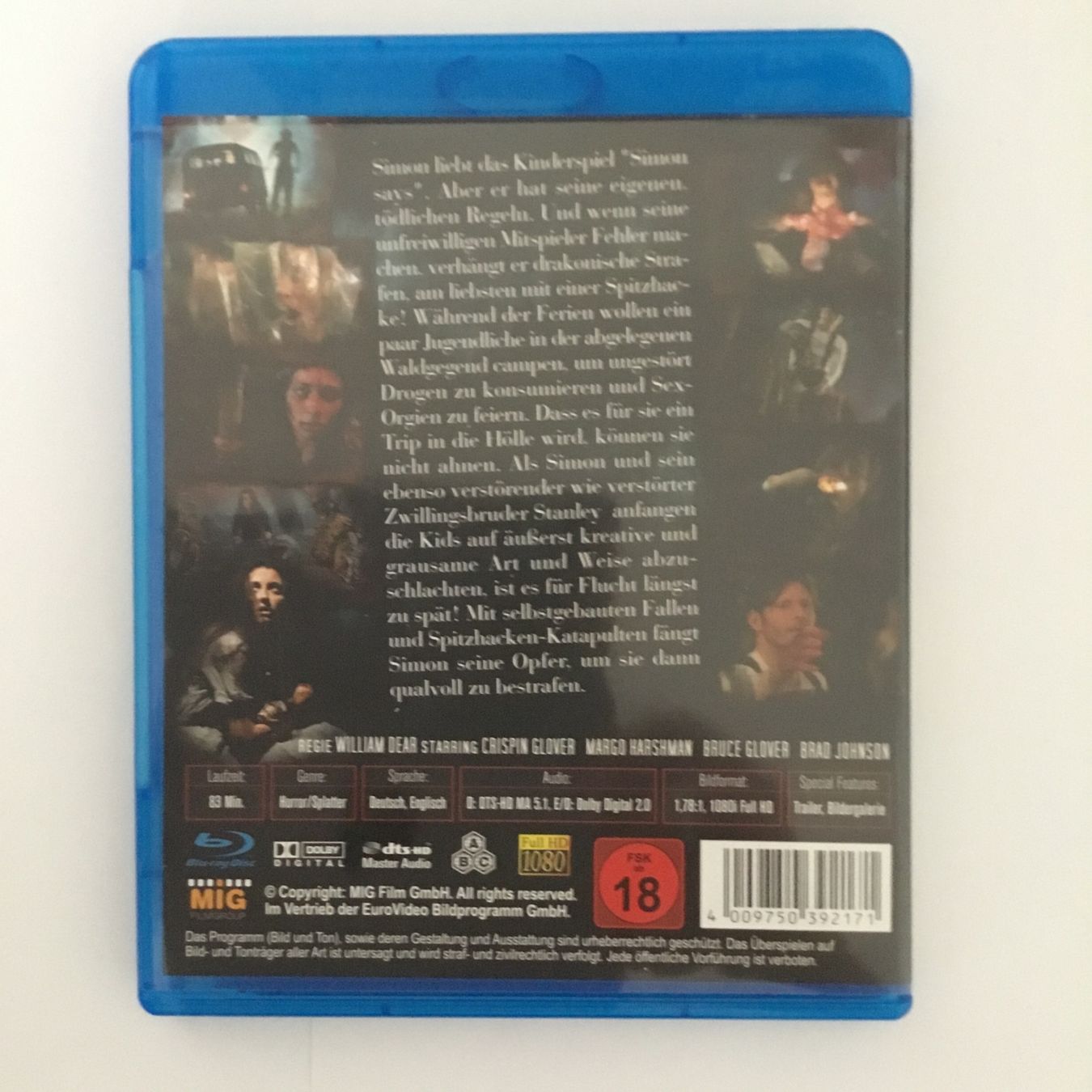 Tutti i DVDs: Simon Says Blu Ray Rarität – Nuovo (secondo la descrizione) da Blauen venduto da sternchen66 2