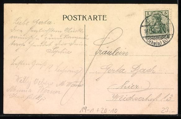 Cartoline postali: Zwerg mit Glückskleeblatt entspringt ei – Usato da Berlin venduto da bartko-reher 1
