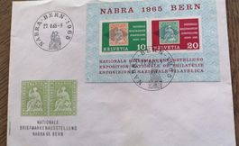 Briefmarke von Nabra-Ausstellung 1965 Bern