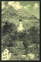 Glarus, Burg Kapelle um 1910
