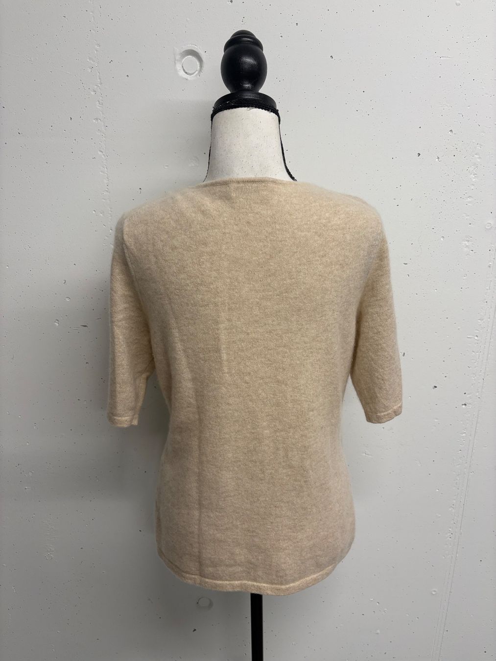 Maglioni & Felpe: Elegance Kaschmir Pullover Gr. 42 Beige Kurzarm – Nuovo (secondo la descrizione) da Regensdorf venduto da secondchancefashion 3