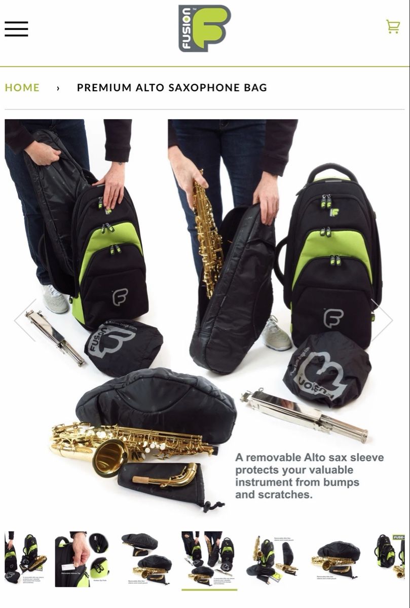 Strumenti musicali: Fusion sax alto bag rucksack – Usato da Muralto venduto da VR46Suisse 6