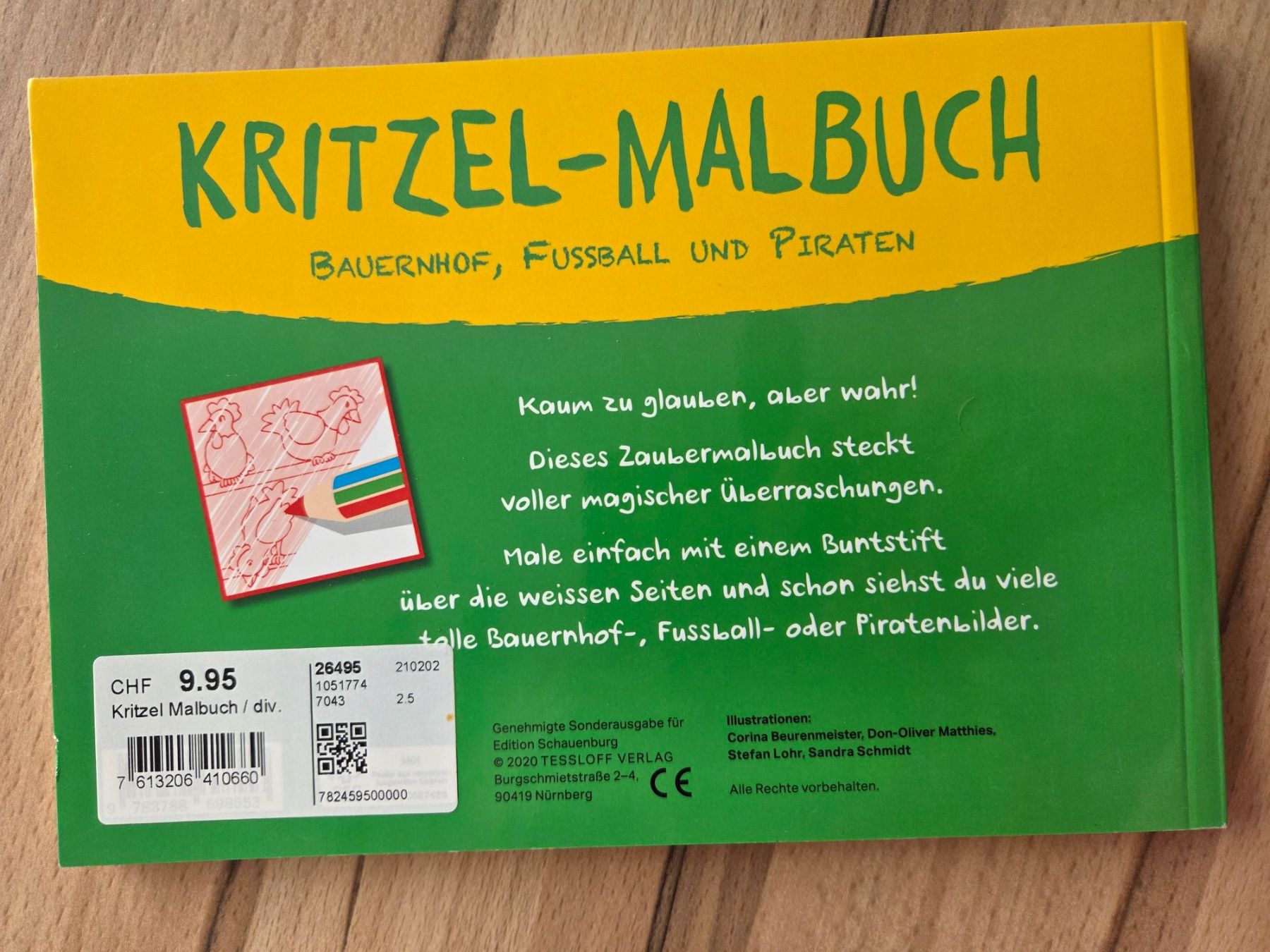 Bücher: Kritzel Malbuch (Zauber Malbuch) – Neu und originalverpackt aus Grosswangen von sunny.stivi 2