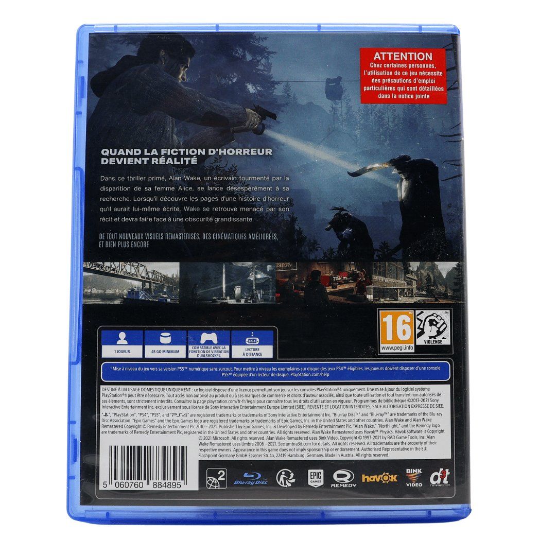 Giochi: Alan Wake Remastered - PS4 – Usato da Paudex venduto da dindeboy 1