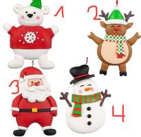 Baumschmuck Bär Rentier Samichlaus und Schneemann