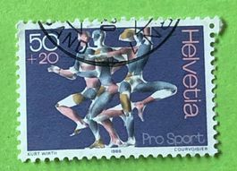 Nr.W 65 GESTEMPELT Pro Sport 1986   Siehe Original Fotos.