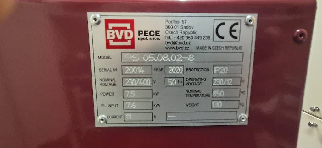 Camini: Glasfusingofen BVD PECE 800×500 mm & Optional Material – Usato da Seewen SO venduto da Jotpe 2